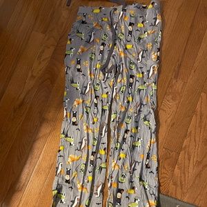 Halloween doggy pajama pants